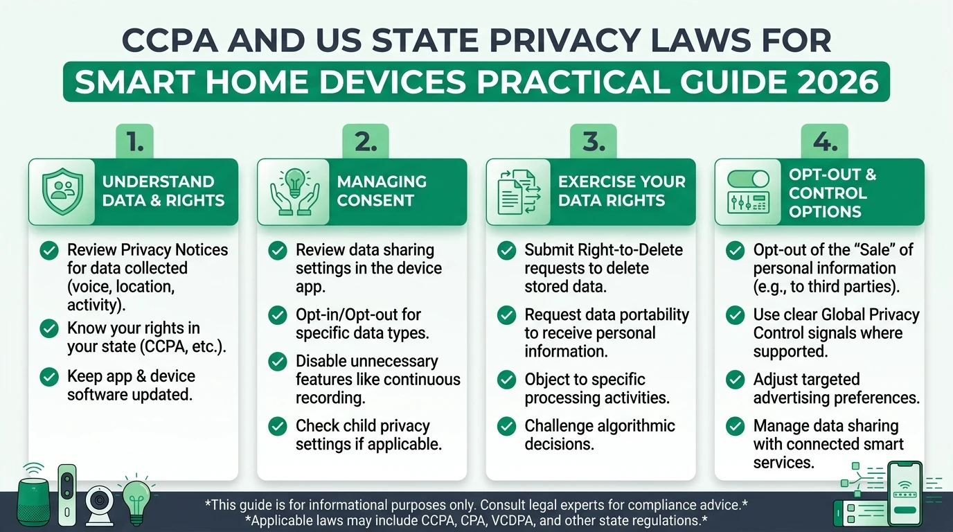 A detailed infographic comparing offline and cloud-based smart home setups, highlighting privacy, reliability, and cost factors.